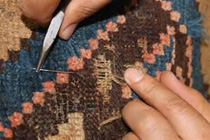 reweaving oriental rug repair