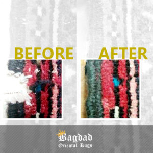 rug restoration houston before after